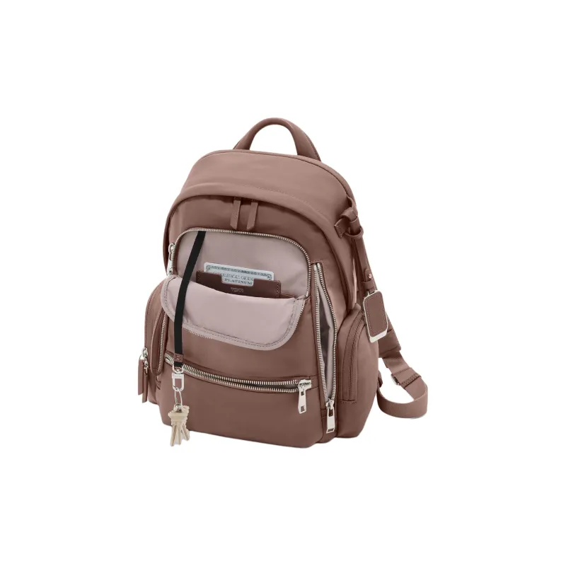 TUMI Nylon Backpack Medium Size Unisex Light Brown-2