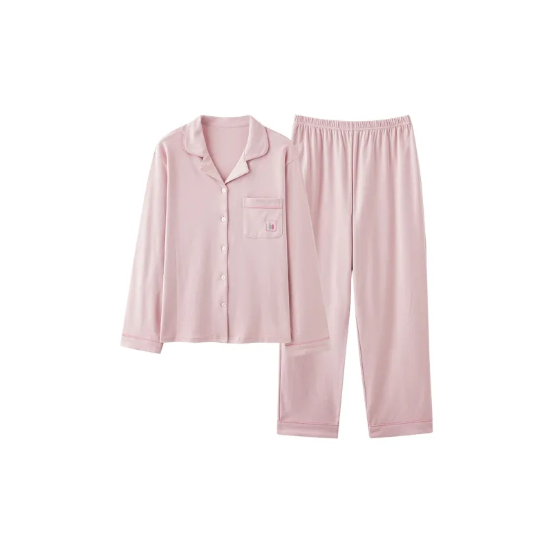 XIAFENYAN Pajama Set Women's Pink-0