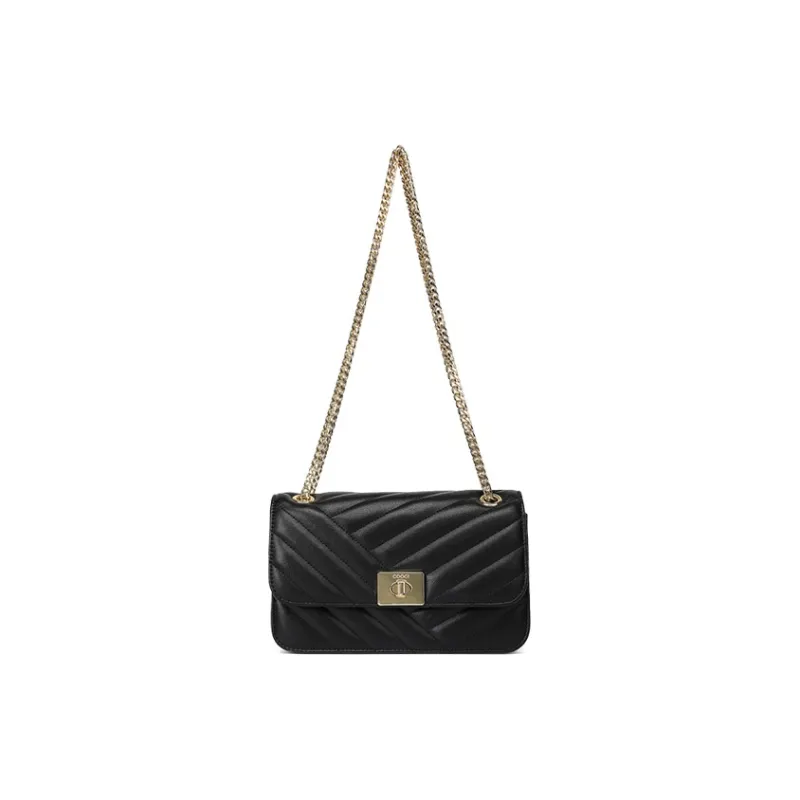 COOGI Synthetic Leather Combo Crossbody Bag Makeup Bag Shoulder Bag Women's Black/White/Light Khaki-5