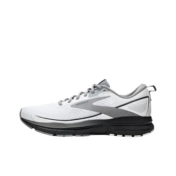 Brooks Cushioning And Abrasion Resistant Coverage Low Top Running Shoes Men's White