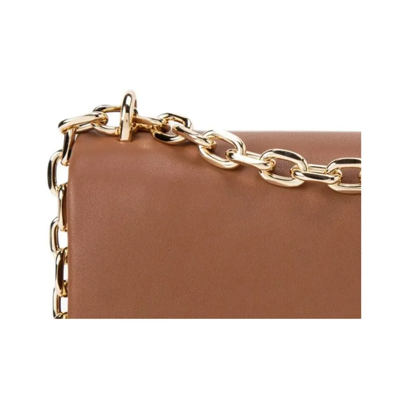 MICHAEL KORS Cece Artificial Leather Shoulder Bag, Crossbody Bag Small Size Women's Brown-1