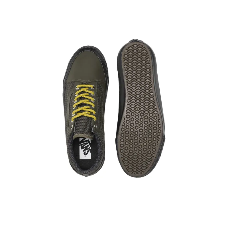Vans Premium Old Skool Anti Slip Wear Resistant Low Top Skateboard Shoes Men's Green-4