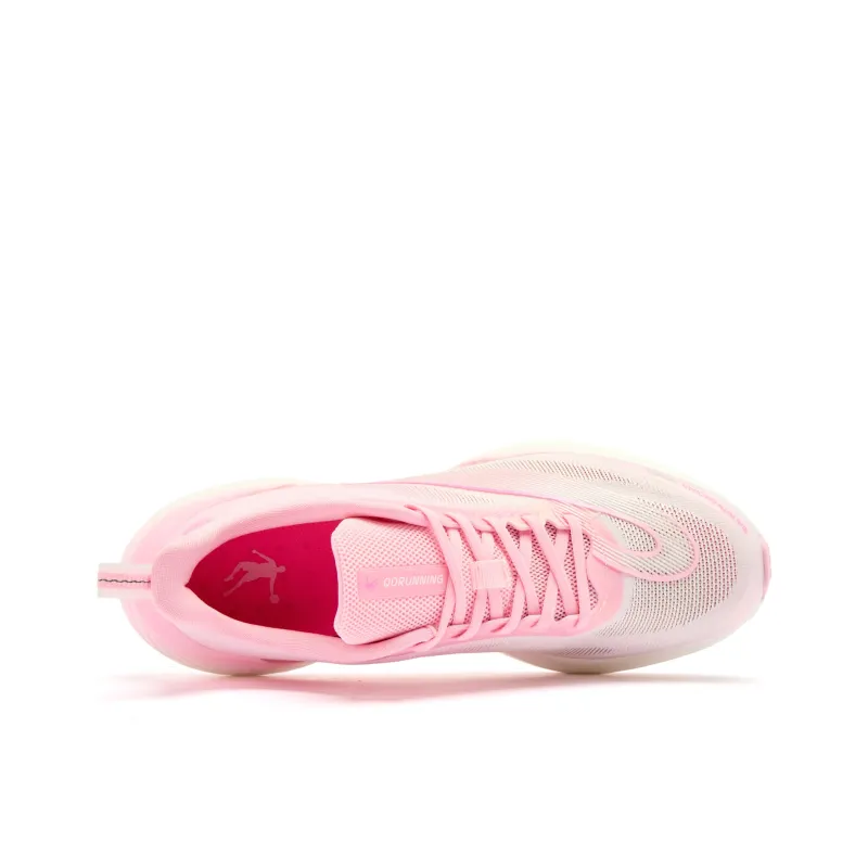 QIAODAN Cushioning Anti Slip And Wear Resistant Low Top Casual Running Shoes Women's Jordan White Cherry Blossom Pink-3
