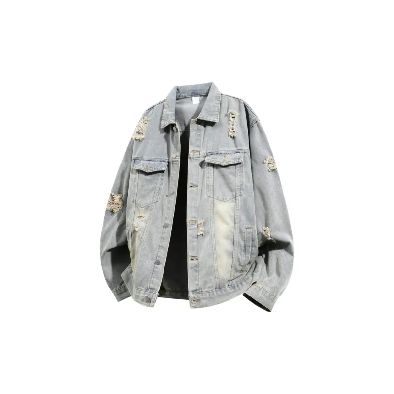 PAINT STAIN Denim Jacket Unisex-0