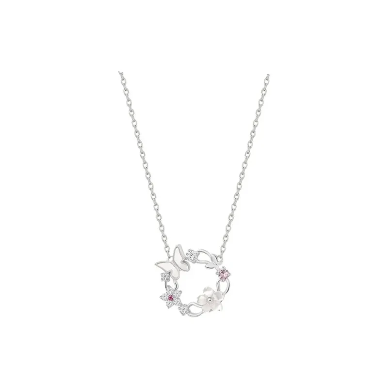 BAX S925 Silver Necklaces Women's-0