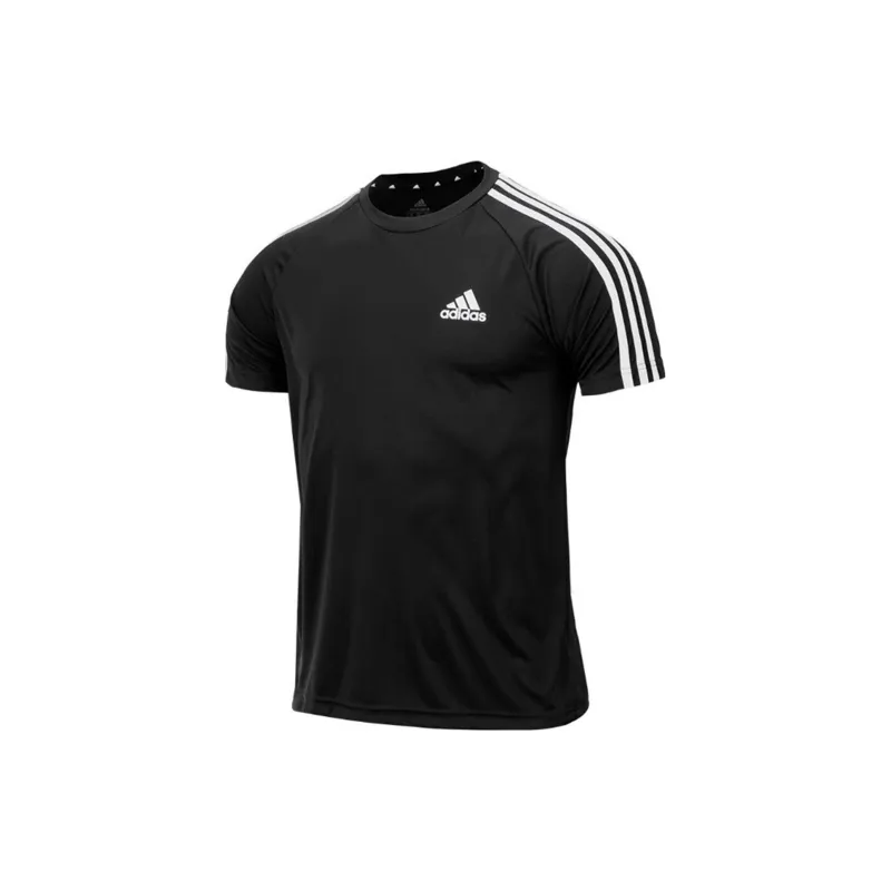 Adidas Football T Shirt Men's Black-3