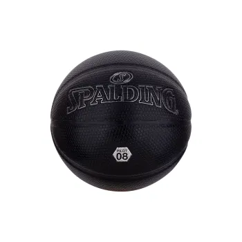 SPALDING Pilot Collection PILOT 08 PROGRAM PU Basketball Black Size 7 Ball Training Match Unisex