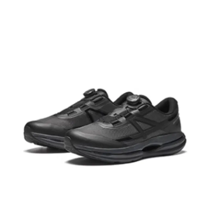 Anta All weather Cushioned Slip Resistant Abrasion Resistant Low Top Casual Running Shoes Men's Gray Black-1