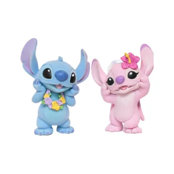 Disney Stitch And Angel Stitch Merch Chibi Figures