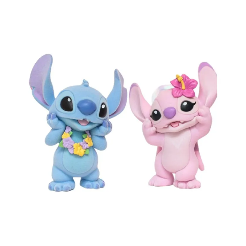 Disney Stitch And Angel Stitch Merch Chibi Figures-0