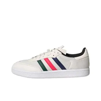Adidas Velosamba Wear Resistant Breathable Cushioning Low Top Cycling Shoes Unisex White