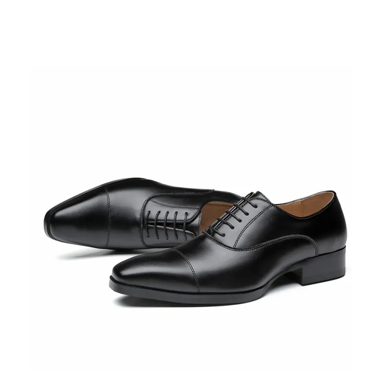 Kaltendin Business Commute British Versatile Suit Style Sharp Design Minimalist Style Elegance Dress Shoes Men's-2