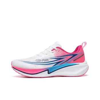 Up Run Cloud Piercing Arrow Running Shoes Unisex White Pearl Rose Red
