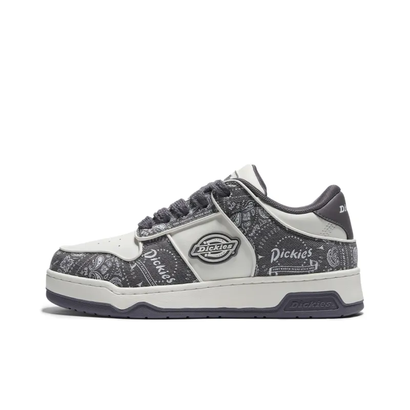 Dickies Low Top Skateboard Shoes Men's Black White-0