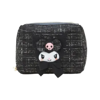 Sanrio Polyester Storage Bag Makeup Bag Women's Black