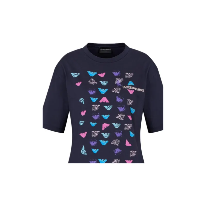 EMPORIO ARMANI Eagle print T shirt-1