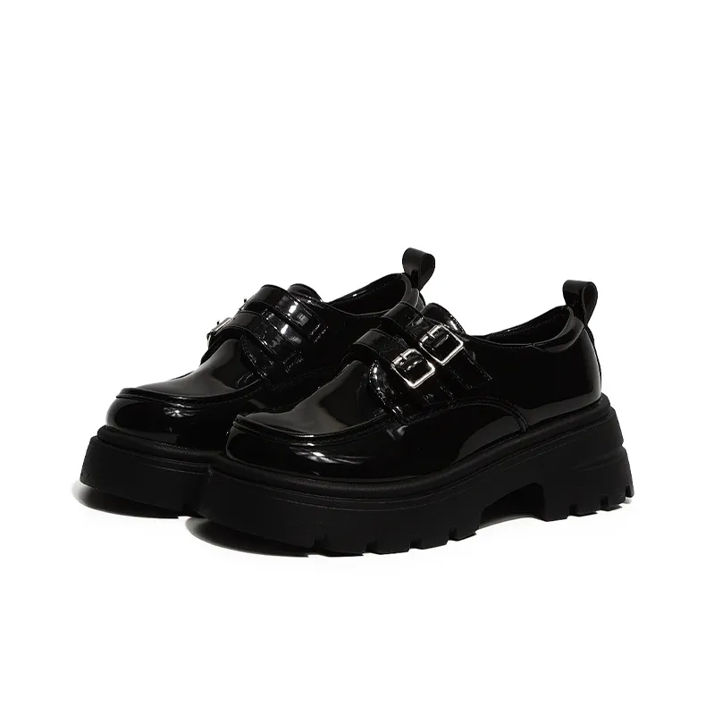 FANNAISHI Loafers 5.5cm Women's Black-2