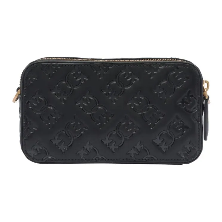 PINKO Calfskin Camera Bags Shoulder Bags Mini Women's Black-2