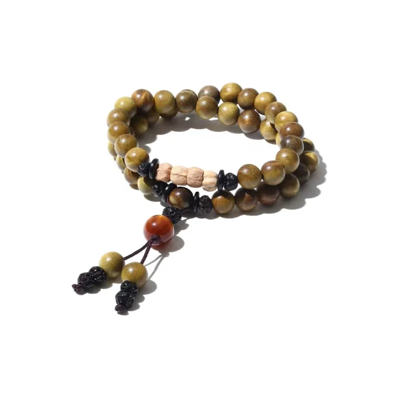 ZHUOJIN Green Sandalwood Bracelets Unisex-3
