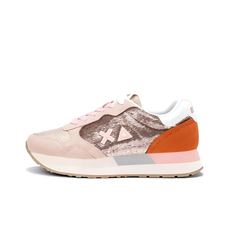 SUN68 Low Top Casual Shoes Women's Dusty Pink-0