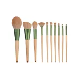 10 Pcs Green Lotus, Nude Brushes
