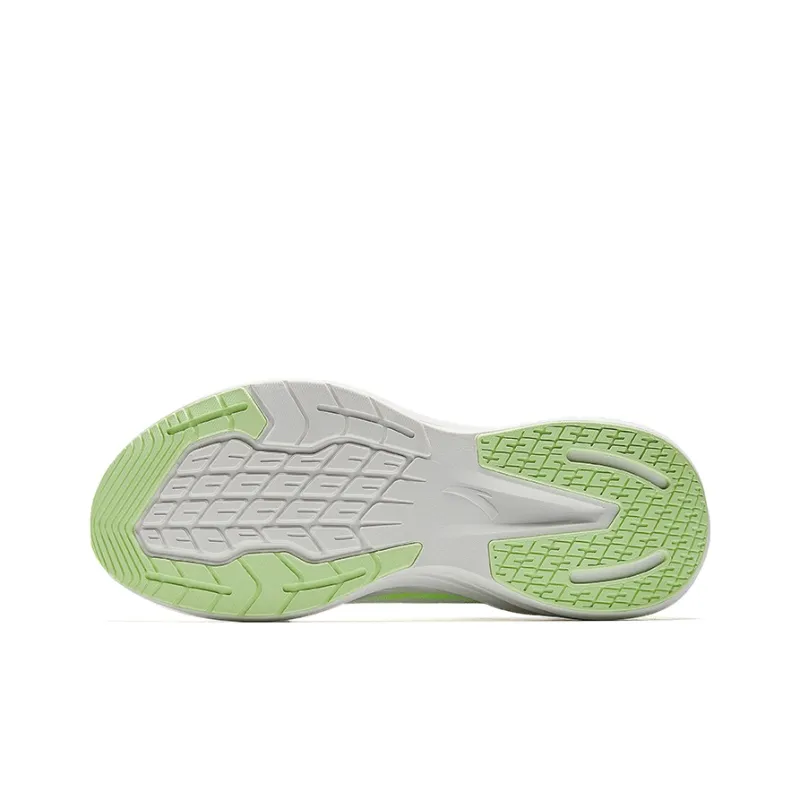 Anta Slip-Resistant Breathable Low-Top Casual Running Shoes Men's White Blue Green-4