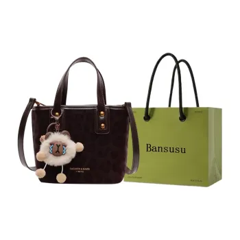Bansusu PU Handbag Regular Women's Black/Coffee/Light Brown/Dark Brown
