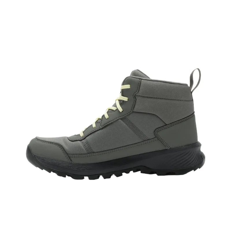 DECATHLON NH100 Shock absorbing And Waterproof Mid Top Trekking Shoes Women's Khaki Gray-1