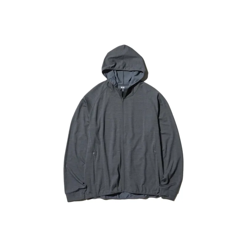 UNIQLO UV Protection Sun Protection Clothing Unisex Dark Gray-0