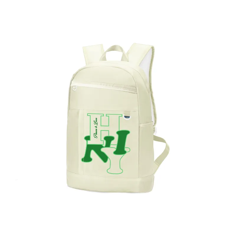 HINY Polyester Backpack With 13 Inch Laptop Compartment Regular Unisex Tiffany Blue-41