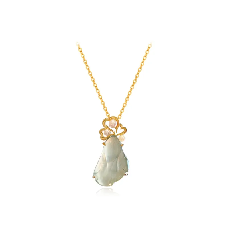 Bermuda Eyes Ice Glutinous Jadeite Necklaces Unisex-0