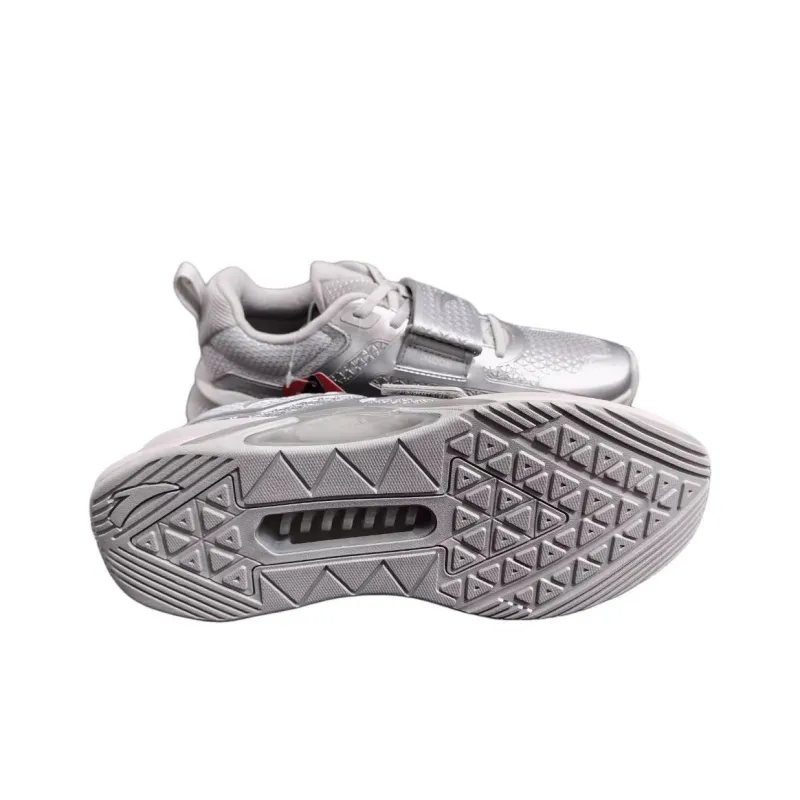 Anta Cushioning Wear Resistant Low Top Training Shoes Men's Silver-5
