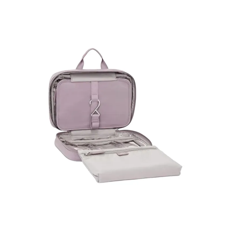 TUMI Voyageur Nylon Makeup Bag Medium Size Women's Lilac-2