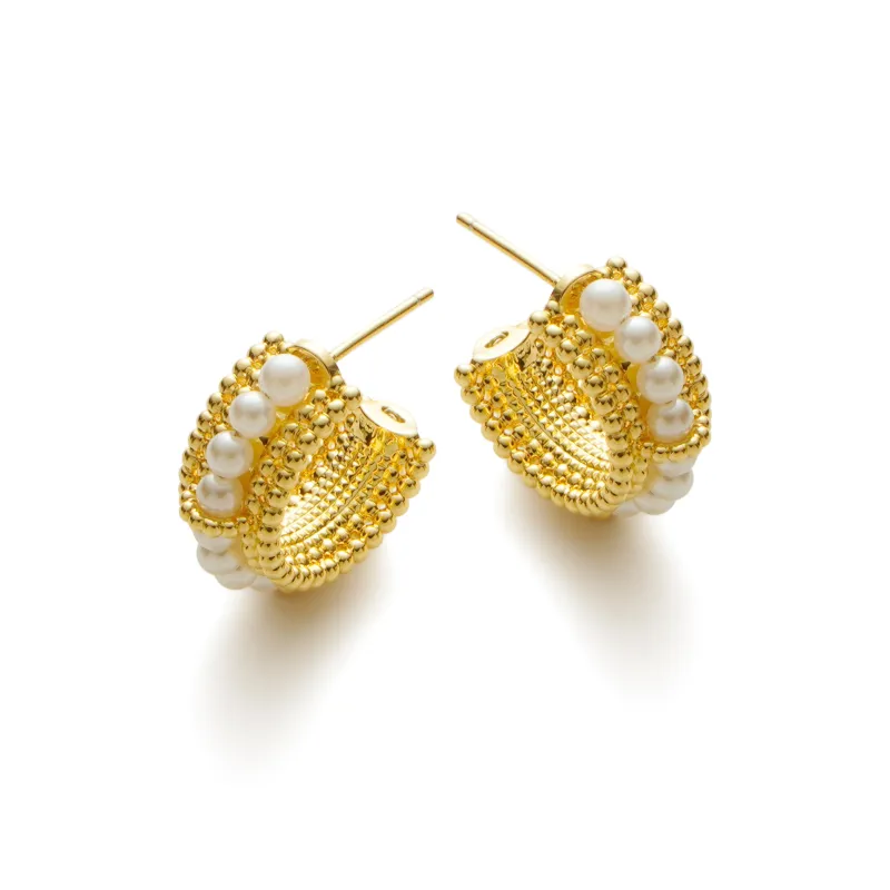 RSNY Gold Plated Copper Earrings Women's-4