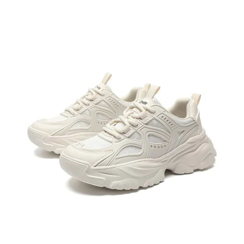 ZHR Height Increasing Shoes Wear-resistant And Lightweight Low-Top Chunky Sneakers Women's-1
