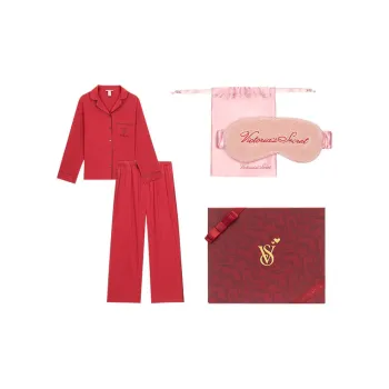 Victoria's Secret Pajama Set Box Women's Red