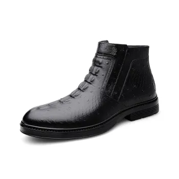 LAORENTOU Ankle Boots Men's Black