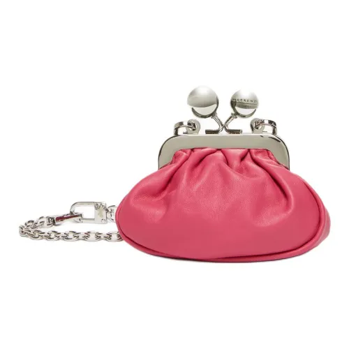 WEEKEND MaxMara Sheepskin Handbag Nano Women's Bright Pink
