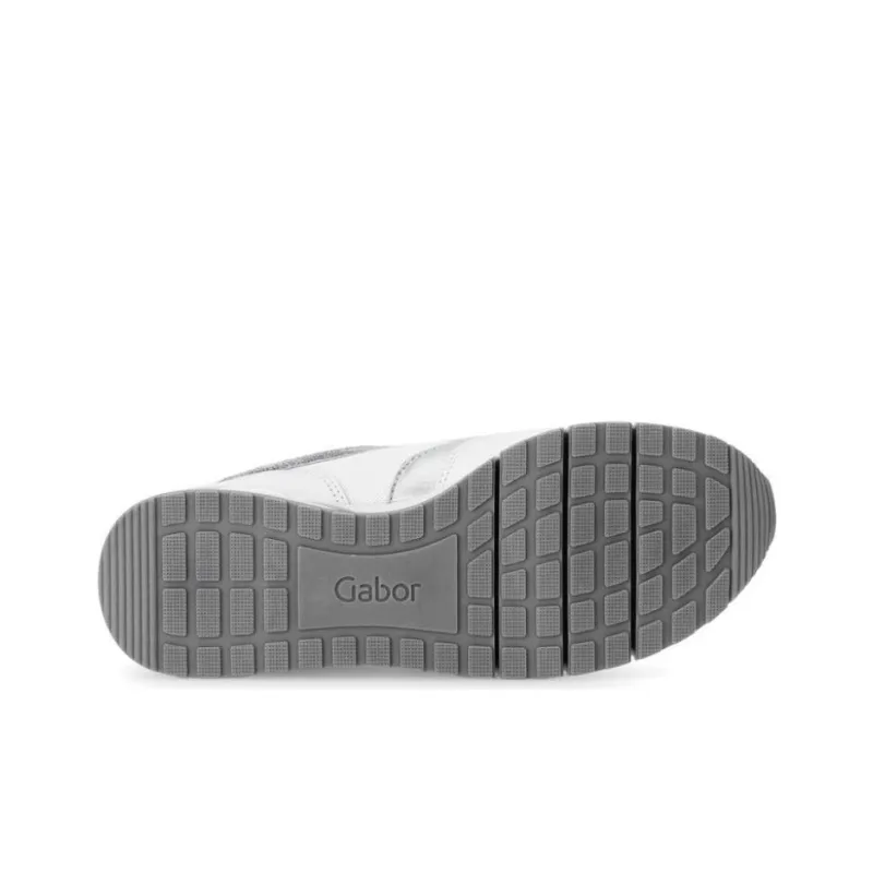 Gabor Comfort Low Top Casual Shoes Women's White-5