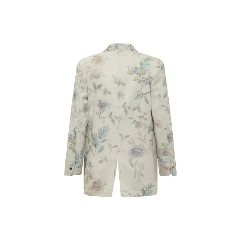 Forte Forte Floral print Single breasted Blazer-1