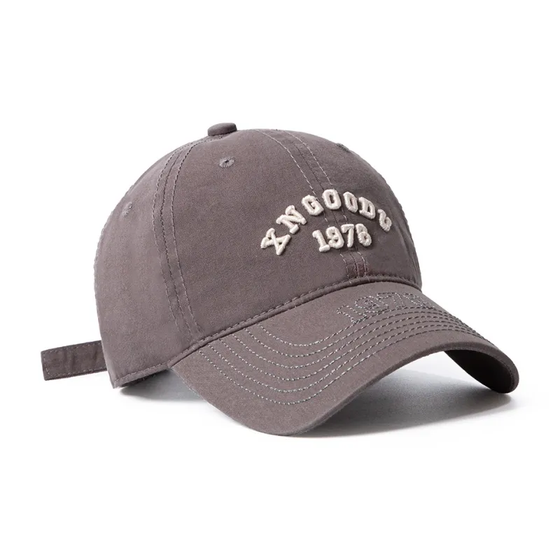 BAIJUAN Cotton Face Enhancing Sun Protection Baseball Cap Unisex-3