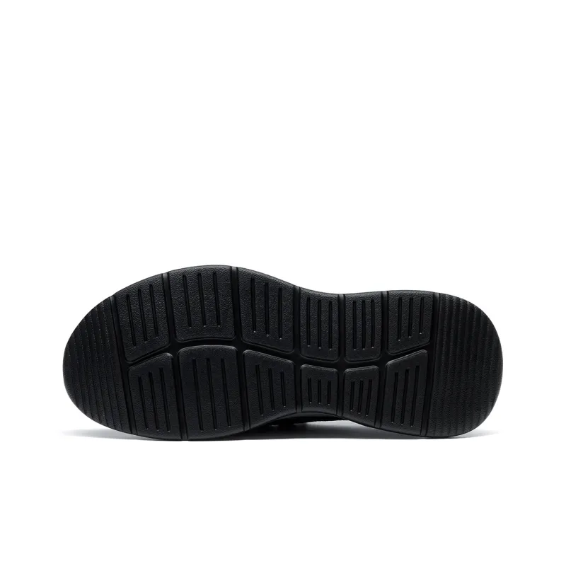 Spider King Anti Slip Wear Resistant Low Top Running Shoes Men's Black-4