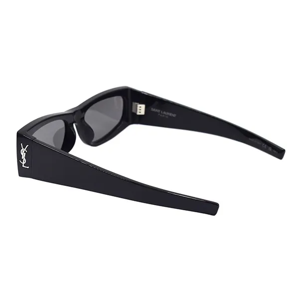 SAINT LAURENT Logo Rectangle framed Sunglasses-2