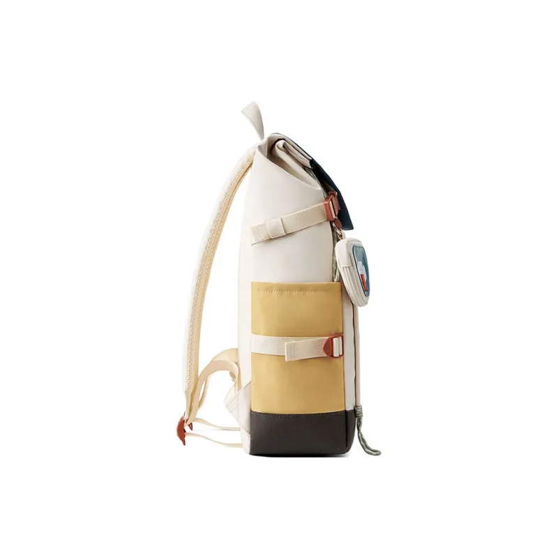 MR.ACE HOMME Fabric Laptop Backpack Tubas Unisex Dusk Blue-2