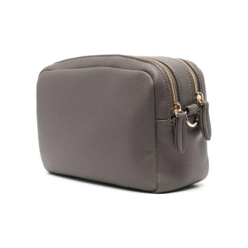 TWINSET MILANO Calfskin Shoulder Bag Women's Gray-1