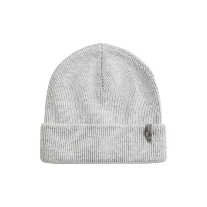 Brunello Cucinelli Cashmere Beanies Kids' Egg Stone Color-0