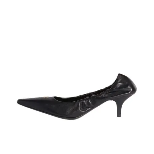 MIU MIU Slim Heel 5.5cm High Heels Women's Black