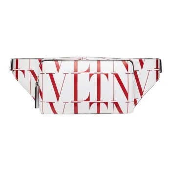 Valentino Calfskin Fanny Pack Men's Red