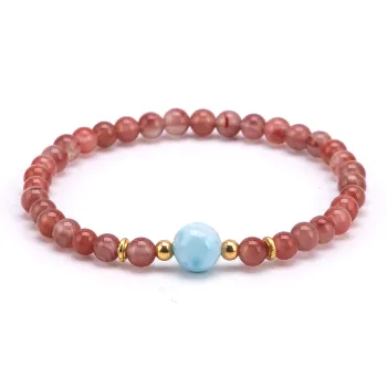 Listen To The Flowers Bloom Agate Bracelets Unisex