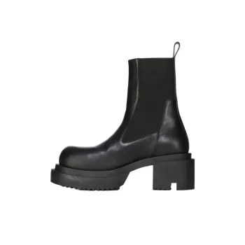 RICK OWENS/RO Bogun Short Chelsea Boots Women's Black